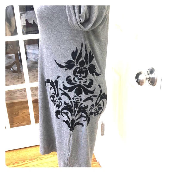 Soft Surroundings Gray Shirt/Dresa - Picture 3 of 5